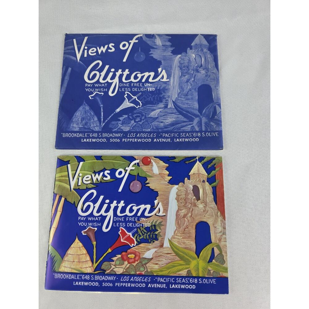 Views of Clifton's Brookdale Los Angeles Vintage Booklet Pamphlet Souvenir Book - Picture 15 of 16